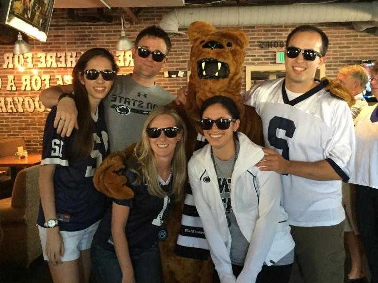 Alumni at Penn State Football Watch Party