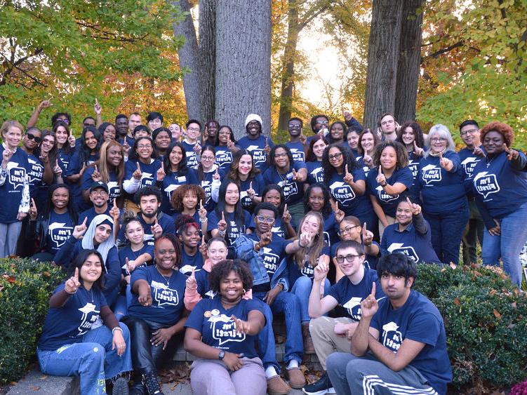 Penn State Abington students, faculty, and staff celebrate their status as first generation college students